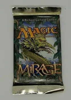 Old School MTG - Mirage Booster Pack 1996 - English - Taniwha Pack Art 742818065221 - Image 1