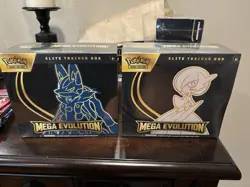 Pokemon Mega Evolution Elite Trainer Box ETB Art Sets 2 ETB’s Lucario Gardevoir - Image 1