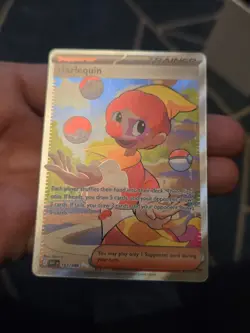 Pokemon TCG White Flare Harlequin Trainer Full Art Illustration Card 163/086 NM - Image 2