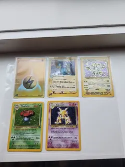 5 Various Holo New And Old Pokemon Trading Card Game - Image 1