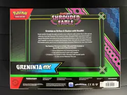 Pokemon TCG Shrouded Fable Greninja Ex Illustration Collection BRAND NEW SEALED - Image 2