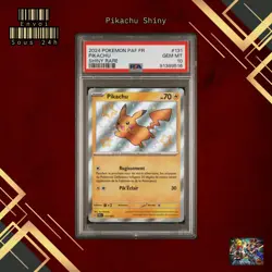 🇫🇷 PIKACHU SHINY PSA 10 - DESTINEES DE PALDEA 131/091 PAF Carte Pokemon 🇫🇷 - Image 1