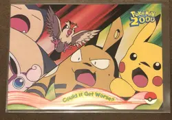 2000 Topps Pokemon The Movie 2000 "Could It Get Worse" #10 - Image 1