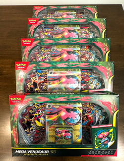 x5 New Sealed Pokemon Mega Venusaur ex Premium Collection Box - 5 Boxes LOT - Image 1