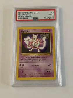 Mewtwo - Movie Promo - #3 - 1999 Pokemon - PSA 9 - Image 1