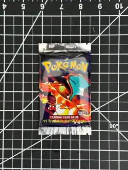 POKEMON TCG 1ST EDITION BASE SET BOOSTER PACK FACTORY SEAL SHADOWLESS CHARIZARD - Image 1