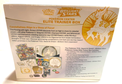 POKEMON ELITE TRAINER BOX POKEMON CENTER BRILLIANT STARS ETB NEW SEALED W/CASE ! - Image 3