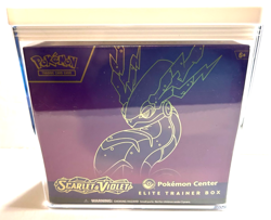 POKEMON CENTER ELITE TRAINER BOX ETB SCARLET & VIOLET PRPL NEW SEALED W/CASE ! - Image 1