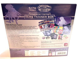 POKEMON CENTER ELITE TRAINER BOX ETB CHILLING REIGN NEW SEALED W/CASE AWESOME ! - Image 3