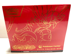 POKEMON CENTER ELITE TRAINER BOX ETB SCARLET & VIOLET RED NEW SEALED W/CASE ! - Image 2