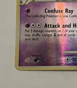 Pokemon Gengar GL 40/111 Uncommon Reverse Holo Rising Rivals Series - Image 5