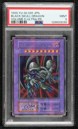 Black Skull Dragon Japanese YuGiOh OCG Series 1 Vol 5 PSA 9 MINT 1999 - Image 1