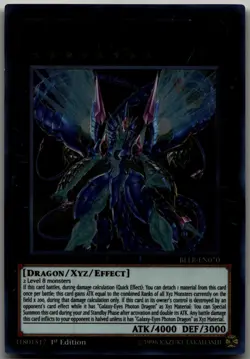 Number 62: Galaxy-Eyes Prime Photon Dragon Ultra Rare Battles of Legend: Light's - Image 1
