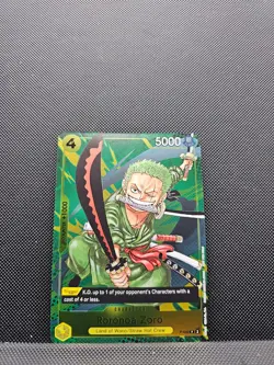 Roronoa Zoro P-042 One Piece Promotion Cards Foil - Image 1