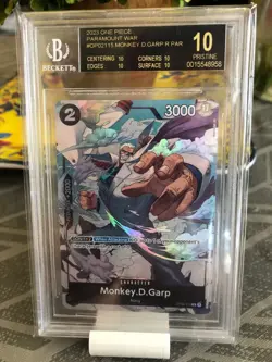 BGS10 Black label 2023 One Piece Paramount War Monkey D Garp OP02-115 Alt Art - Image 1