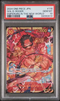 One Piece Emperors In the New Worlds Gol D.Roger OP09-118 SEC PSA 10 - Image 1