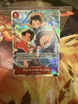 Ace & Sabo & Luffy (Alternate Art) OP13-007 Carrying On His Will Foil - Image 3