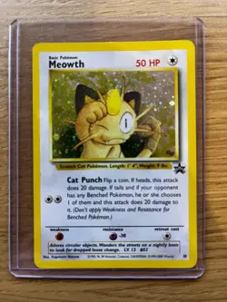 Meowth | Black Star Promo 10 | LP | Holo Pokemon Card - Image 1