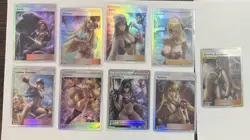 Pokemon Anime Waifu Card Lot of 9 - Image 1