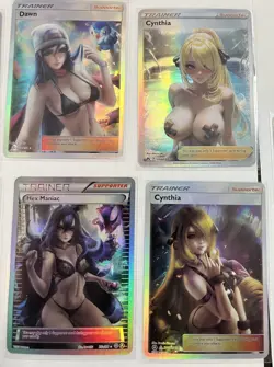 Pokemon Anime Waifu Card Lot of 9 - Image 3