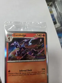 Pokemon Phantasmal Flames Prerelease Staff Promo Cards Sealed Set of 4 Sealed - Image 2