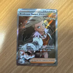 Professor Sada's Vitality 239/182 SV04: Paradox Rift - Pokemon Card - NM - Image 1