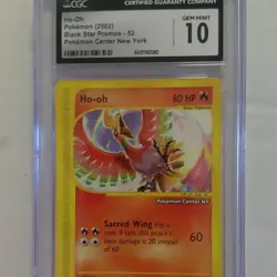 Pokemon Ho-oh 52/53 Wotc Promo Regular CGC 10 Pokemon Center NY Card - Image 1