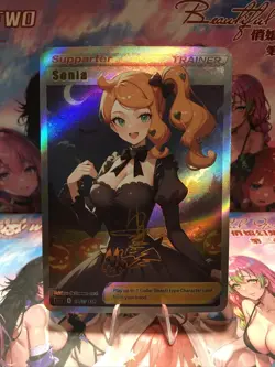Trainer Halloween Waifu Goddess Story CCG Anime Card Waifu Card - Image 1
