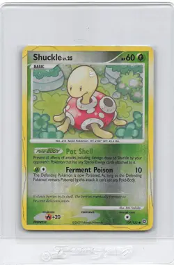 SHUCKLE 109/132 - common - reverse Holo - Secret WONDERS - POKEMON CARD - HP/DMG - Image 1