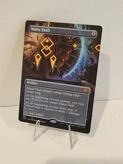 BORDERLESS Mana Vault NM MTG Card Magic 2X2 Double Masters 2022 - Image 1
