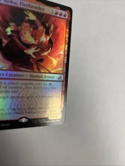 Avatar Roku Firebender Foil Card #0112 MTG LP - Image 2
