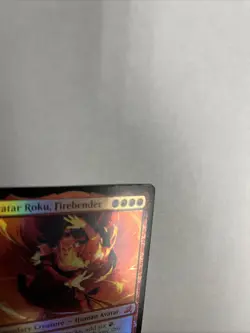 Avatar Roku Firebender Foil Card #0112 MTG LP - Image 3