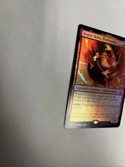 Avatar Roku Firebender Foil Card #0112 MTG LP - Image 5