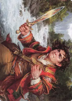 Frodo Baggins Art Card (/81), #16, LTR , Reg, Art Series - NM - Image 1