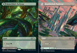 mtg magic Branchloft Boulderloft Pathway FOIL borderless secret extended ENGLISH - Image 1