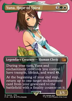 MTG YUNA, HOPE OF SPIRA 404 EXC - YUNA, SPERANZA DI SPIRA - FIN X EN - MAGIC - Image 1