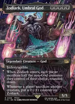 MTG ZODIARK, UMBRAL GOD 336 EXC - ZODIARK, DIO DELLE OMBRE - FIN X EN - MAGIC - Image 1