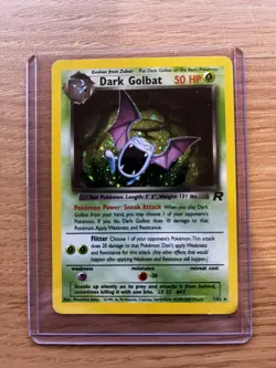 Dark Golbat | Team Rocket Pokemon Set | 7/82 Holo Rare | LP - Image 1