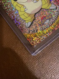 2000 Pokemon Topps Chrome Sandshrew SPARKLE. - Image 4