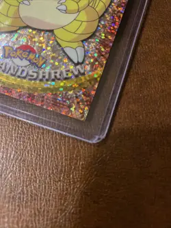 2000 Pokemon Topps Chrome Sandshrew SPARKLE. - Image 5