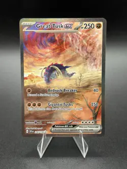 Great Tusk ex 246/198 SV01: Scarlet & Violet Base Set *HOLO* Pokemon TCG - Image 1
