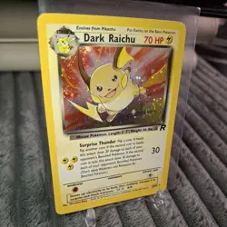 Dark Raichu 83/82 Team Rocket Holo 2000 Pokemon NM-LP cond - Image 3