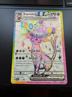 Espeon ex 175 Black Star Promo SVP NM Prismatic Evolutions Pokemon TCG - Image 1