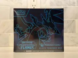 Phantasmal Flames Pokemon Center ETB Elite Trainer Box NEW FACTORY SEALED - Image 1