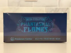 Phantasmal Flames Pokemon Center ETB Elite Trainer Box NEW FACTORY SEALED - Image 3