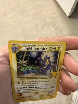 Light Toxtricity Holo SWSH137 Pokemon Black Star Promo Celebrations - Image 4