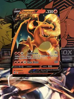 Pokemon TCG Charizard V 017/172 Brilliant Stars Ultra Rare Holo 2022 - Image 1