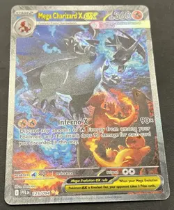 Pokemon Mega Charizard X EX 125/094 SIR English Phantasmal Flames NM Pack Fresh - Image 1