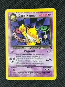 Pokemon TCG Team Rocket Dark Hypno Rare Non-Holo 26/82 - Image 1