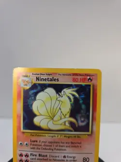 Pokemon TCG Ninetales Holo Rare Unlimited 12/102 Base Set Vintage - Image 2